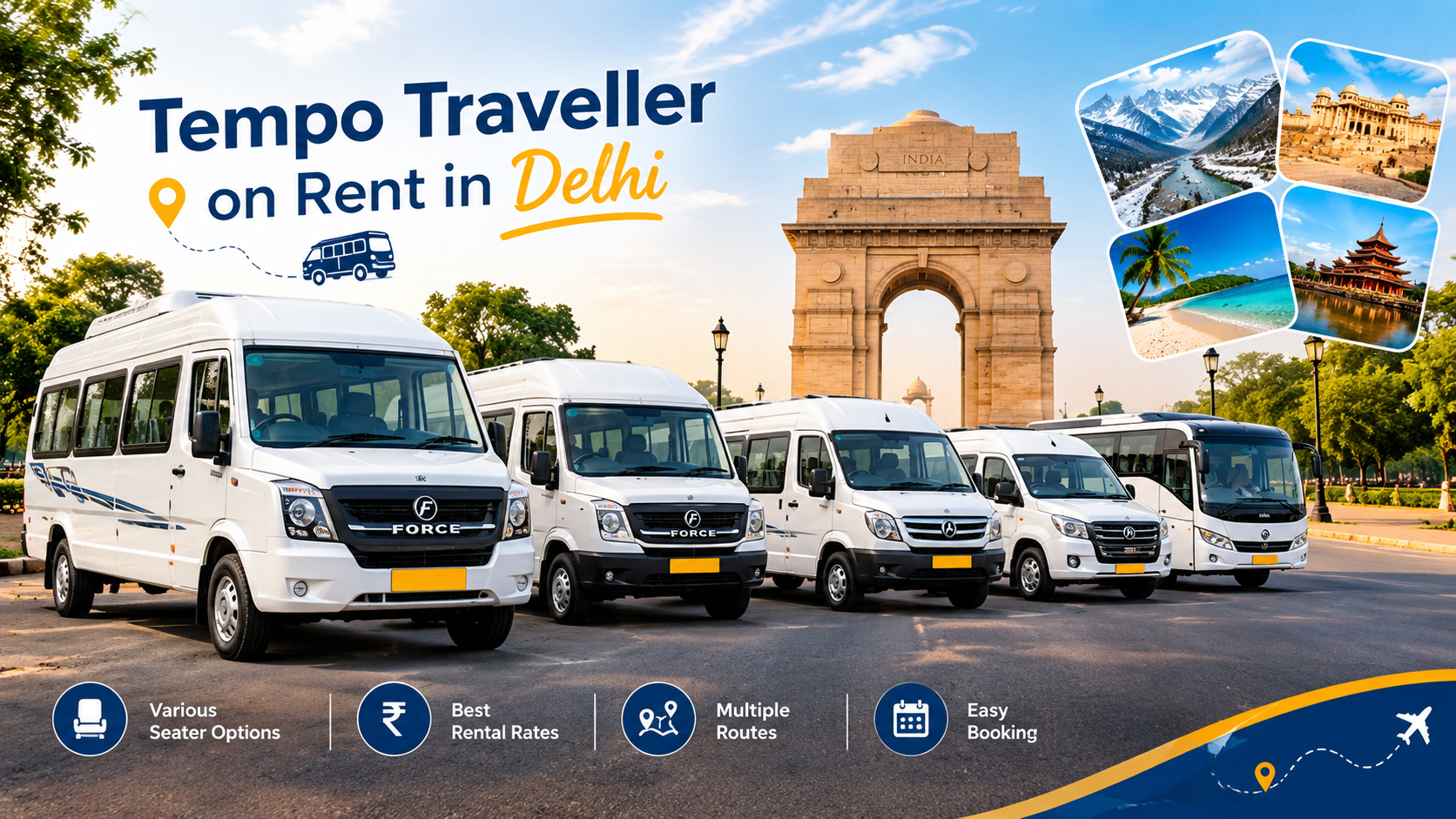 tempo traveller on rent in delhi